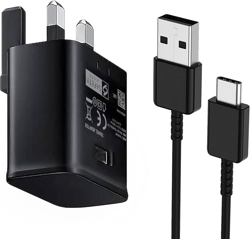 2 Pack of USB Fast Adapter Charger Plug, USB To Type-C Fast Charging Cable, USB wall Charger with type-c Cable For Samsung/S22/S20/Note10/Note10+/etc Reliable And Secure. Mobile Cellphone Smartphone Electronic type  c  phone  charger 7
