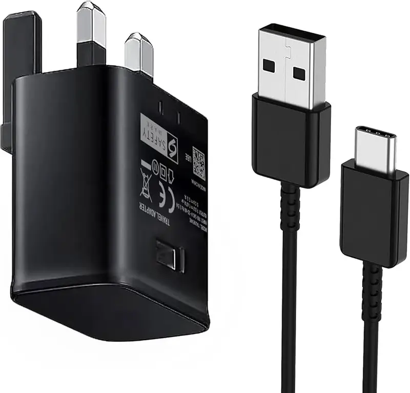 2 Pack of USB Fast Adapter Charger Plug, USB To Type-C Fast Charging Cable, USB wall Charger with type-c Cable For Samsung/S22/S20/Note10/Note10+/etc Reliable And Secure. Mobile Cellphone Smartphone Electronic type  c  phone  charger 7