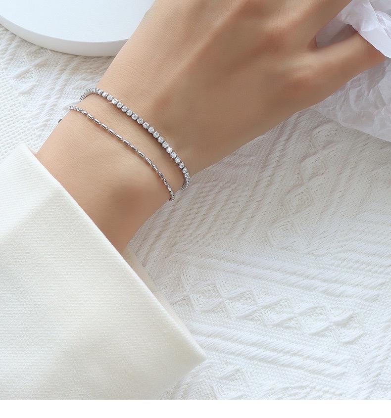 Product Introduction of Tiffany Double Layer Bracelet in Silver 6