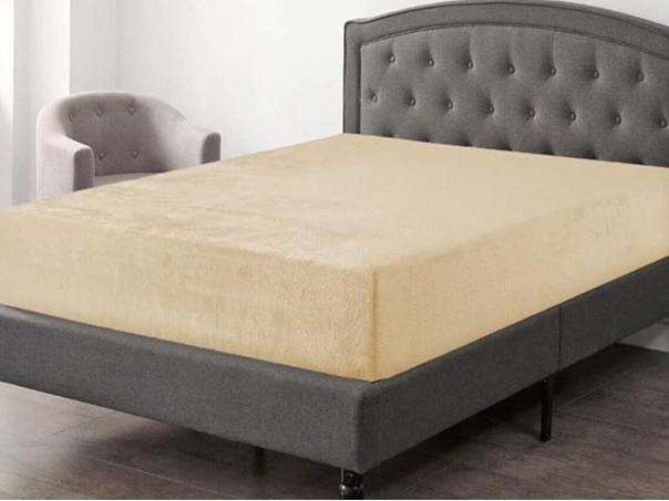 Brit House Coral Fleece Fitted Bed Sheet 30cm Deep, Premium Quality Mattress Cover Protector, Wrinkle Resistant Bedding, Luxury, Breathable Fabric, Easy Care, Machine Washable 1