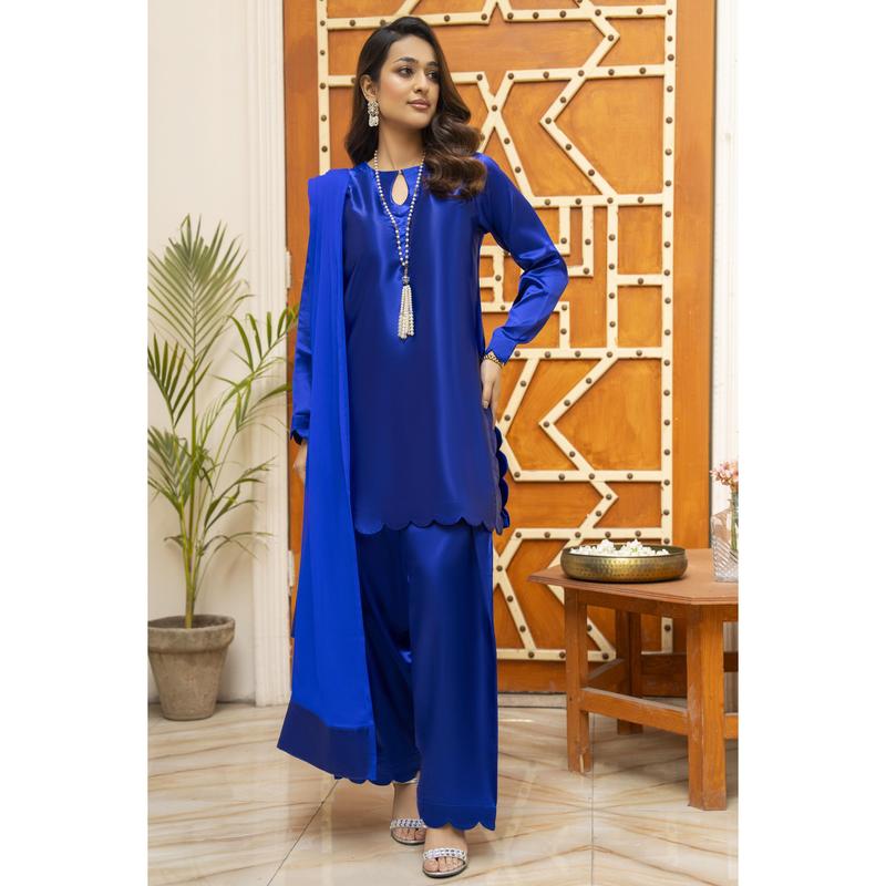 Sneha Ready to Wear 3 Pcs Silk Dress 5
