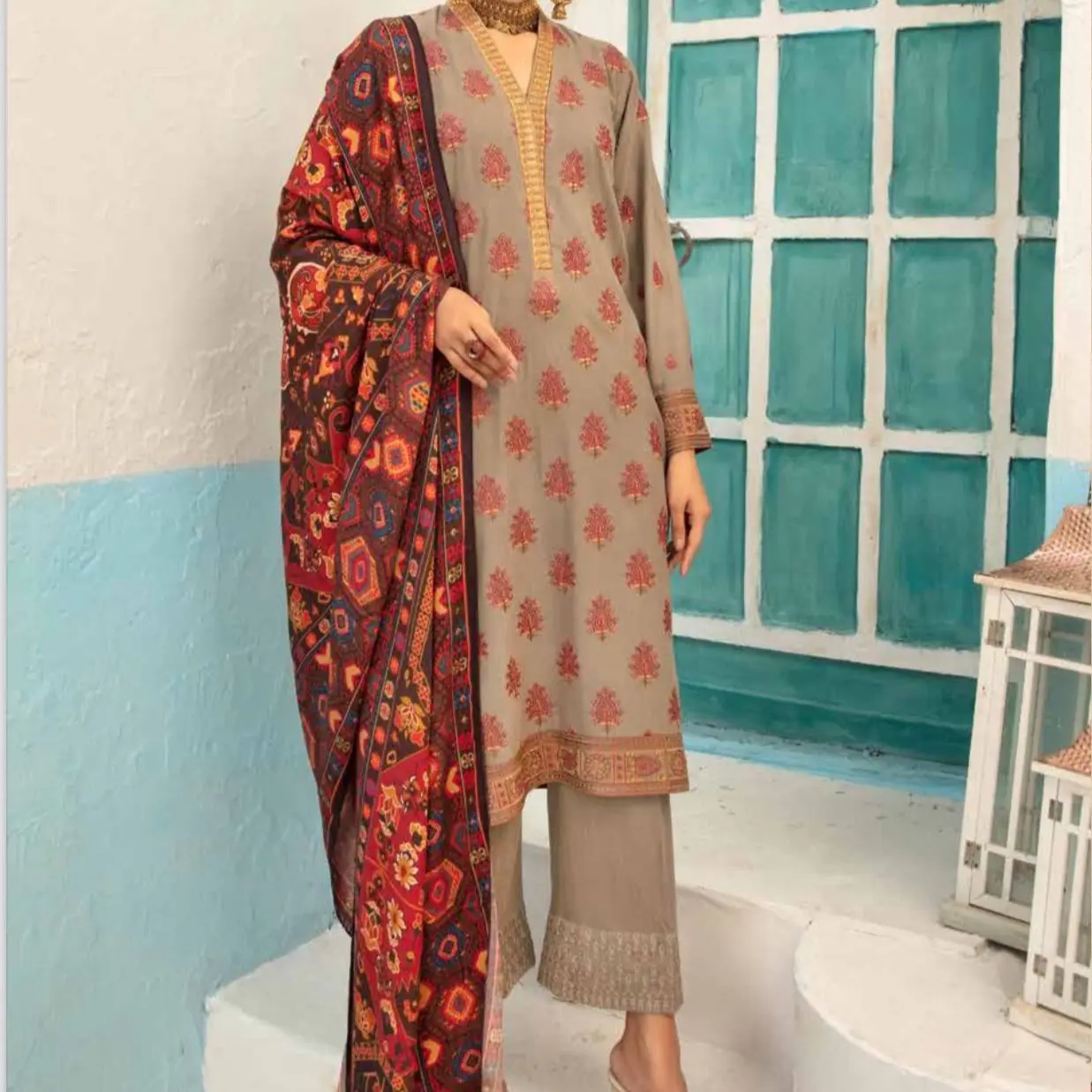 Wagma By Johra Fully Embroidered Ladies Suit - Jh:185