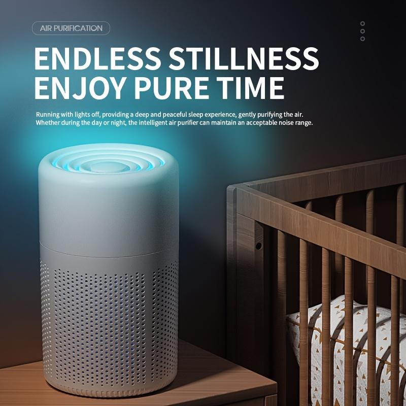 HEPA Air Purifier for Home with Scented Sponge, Deodorizing for Office Living Room Bedrooms, for Smokers, Odor, Dust, Pollen, Pet Dander, Car Air Fresheners for Bedroom Office Halloween Christmas Independence Day Gift 3