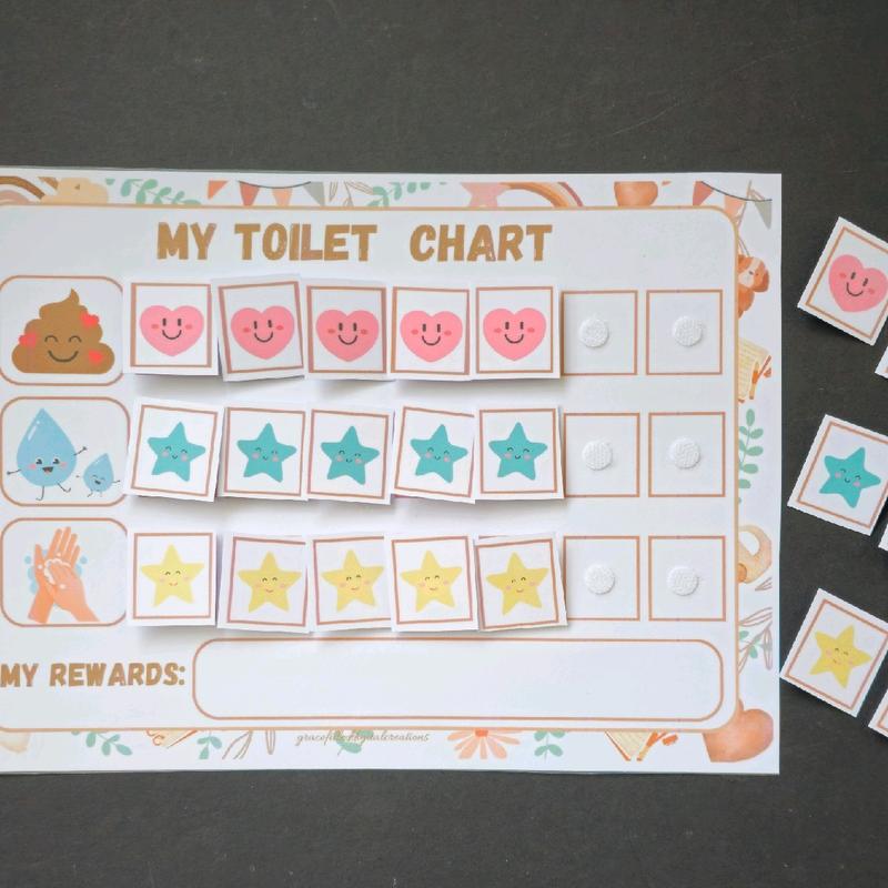 My toilet reward chart for children's potty training 1