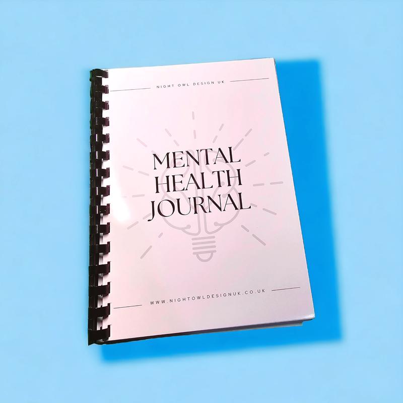 Mental Health Bundle, Mental Health Journal, Affirmation, Pen, Notepad, Positivity 4