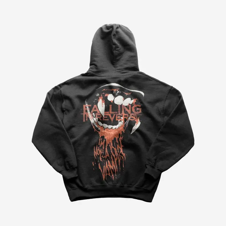 Falling in Reverse Hoodie - Rock Music Hooded Sweatshirt - Falling in Reverse Merch - Unisex Pullover Hoodie