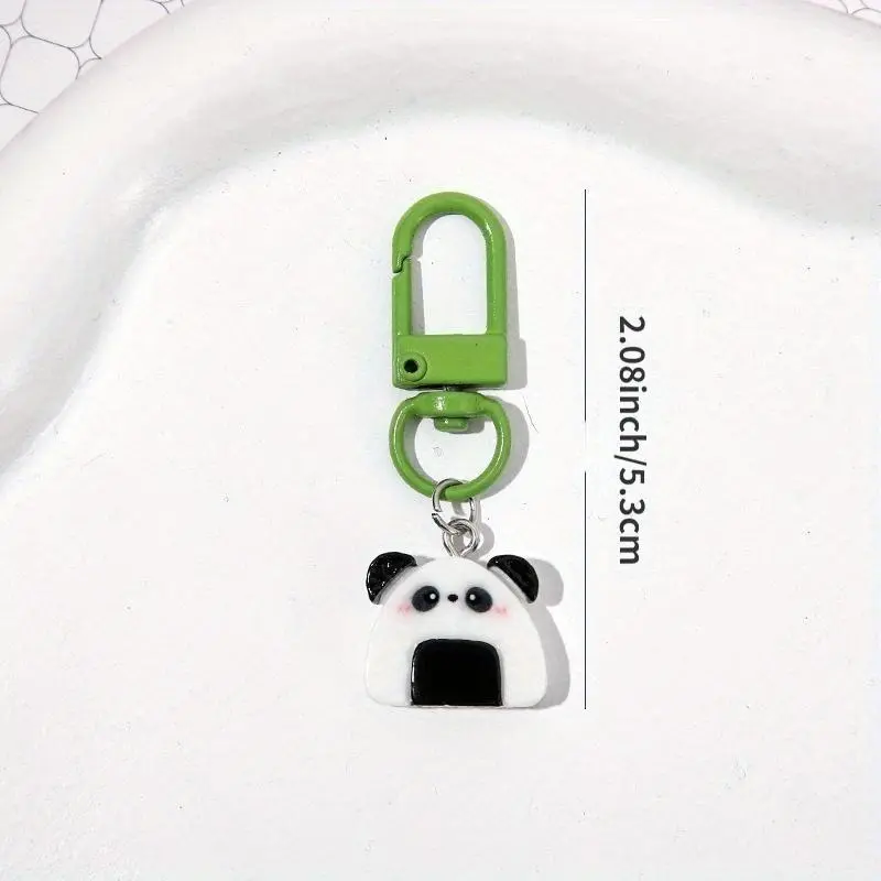 (Gifts) 1pcs Cute Cartoon Panda Keychains, Key Ring Charms for Backpacks, Bags, Gift for Family and Friends 1