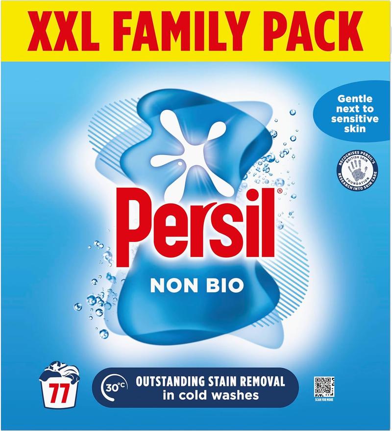 Product Introduction of Persil Non Bio Washing Powder XXL Family Pack 77 washes (3.85 kg) Household  |  Persil Laundry Detergent Household Cleaner 77 Washes 2
