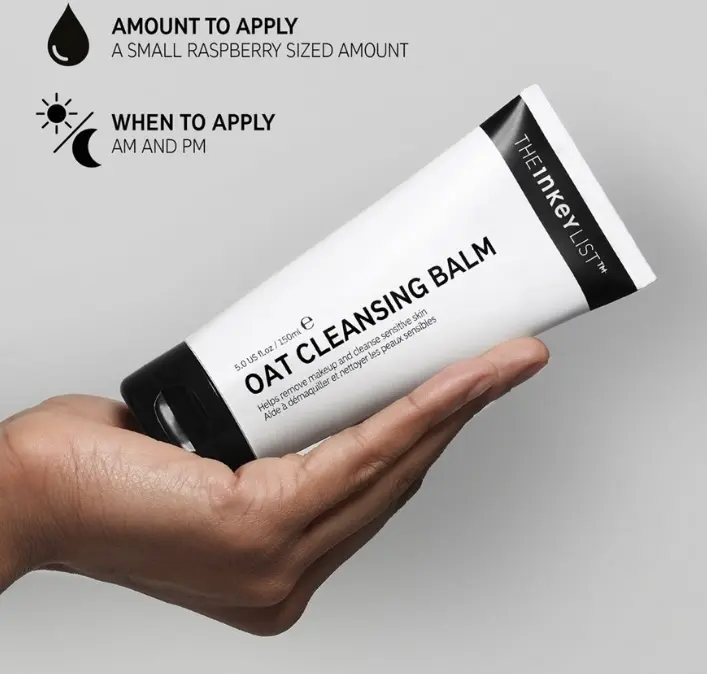 The INKEY List Mini Oat Cleansing Balm 50ml