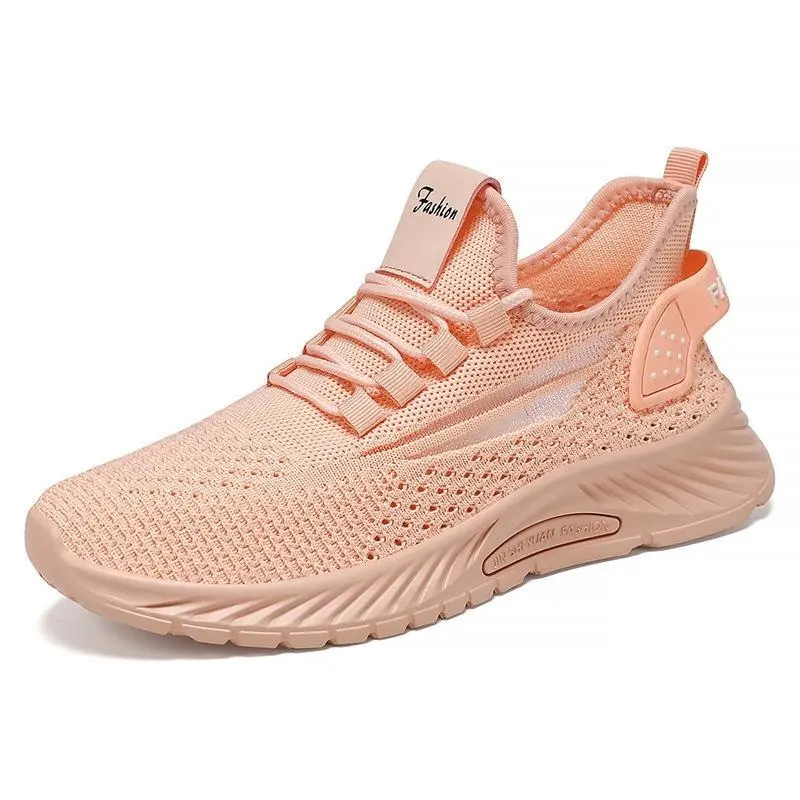 Shoes Women Summer Burst Foreign Trade Women's Shoes Wholesale Net Surface Breathable Sports Shoes Comfortable Soft Sole Casual Shoes Single Shoe Women Walking Shoes Footwear Trainer Closed Runner Training Athletic Sneaker Girl Running 7