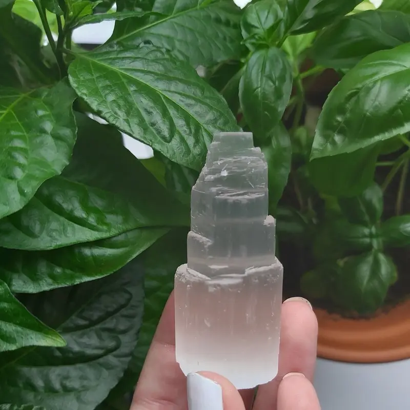Selenite tower crystal 0