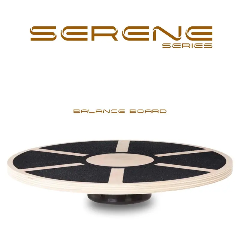Round Wooden Balance Board - Wobble Board - Exercise Balance Trainer 1