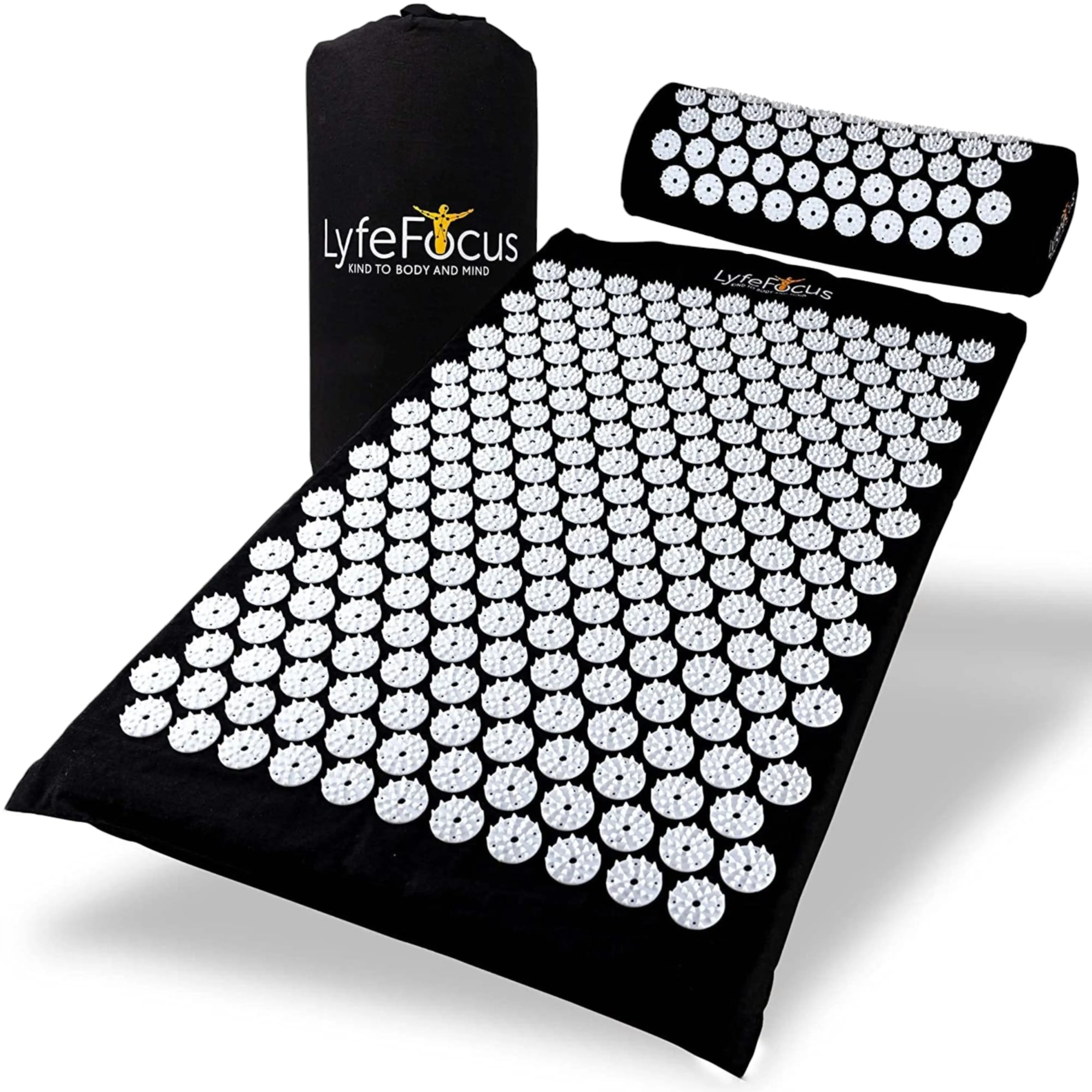 Acupressure Mat & Pillow for Stress and Muscle Tension