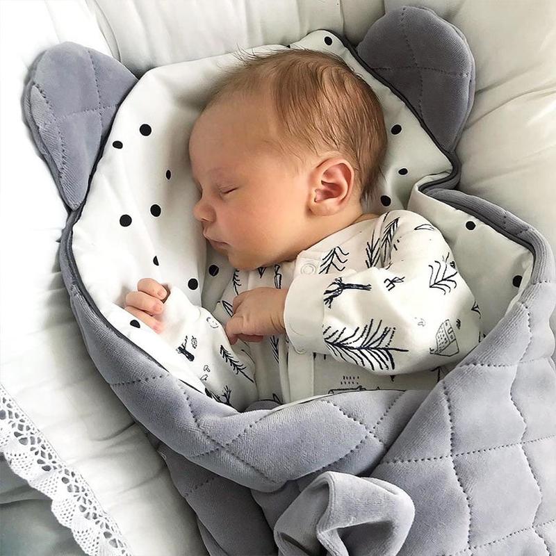 Sleepee Velvet Swaddle Blanket (colours) 3