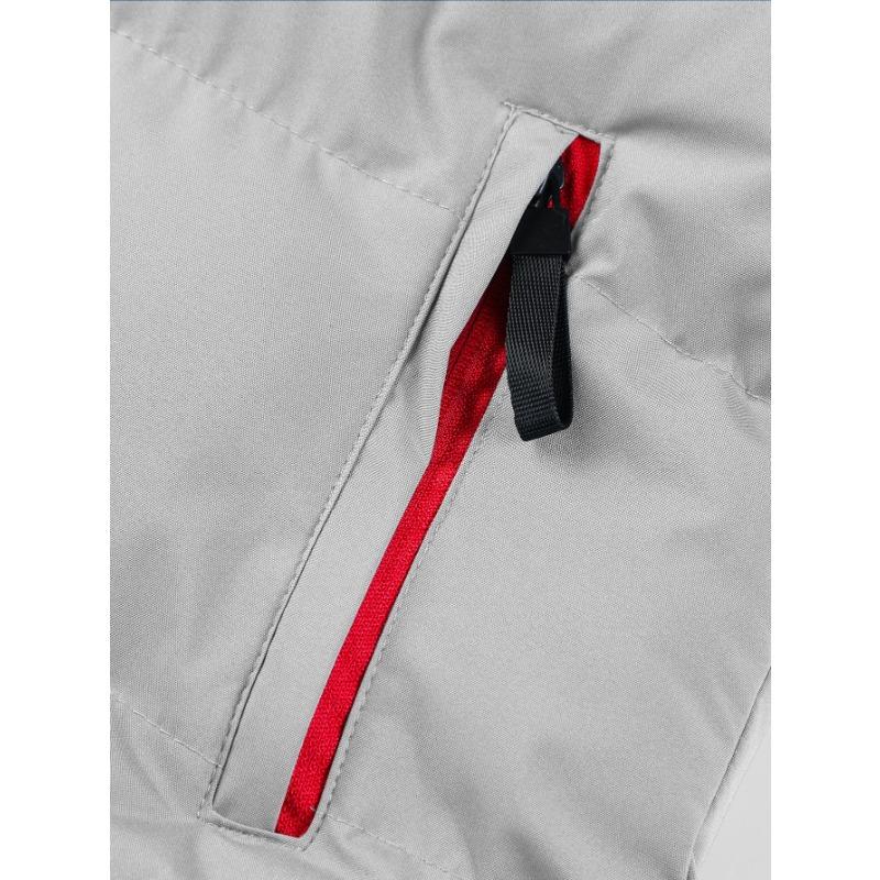 Men's Hooded Zipper Quilted Vest 5