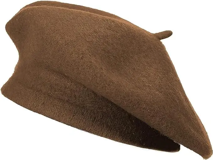 Wool Beret Hat Classic Solid Color French for Women and Women  Warm, and Fashionable Headwear for Fall and Winter - Elegant, Trendy & Comfortable