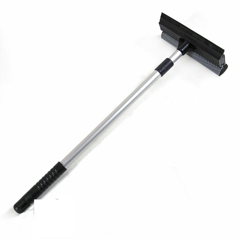 EXTENDABLE WINDOW CLEANER POLE BRUSH SPONGE SQUEEGEE LIGHTWEIGHT TELESCOPIC 1