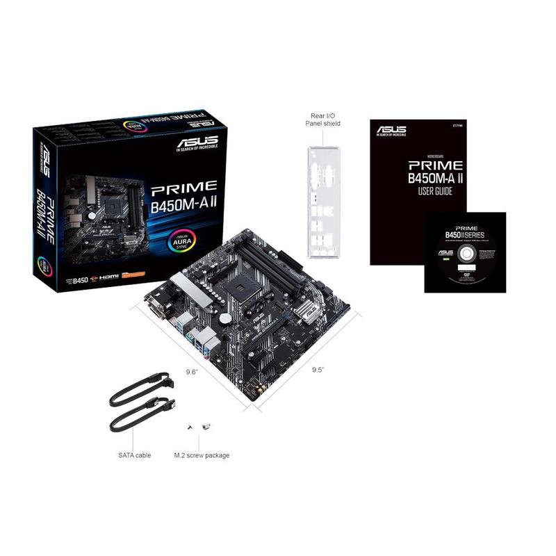 ASUS PRIME B450M-A II AMD B450 Socket AM4 micro ATX 6
