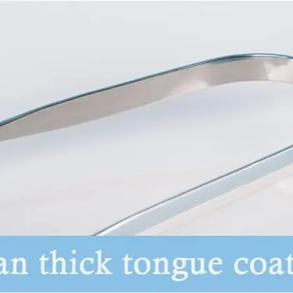 Tongue Scraper Stainless Steel Tongue Cleaner Metal Tongue Care Tool Oral Cavity Scrapers Tongue Scraping Fresh Breath Care Scraper for Dental Hygiene and Reducing Bad Breath ('U' Shape) Durable 3