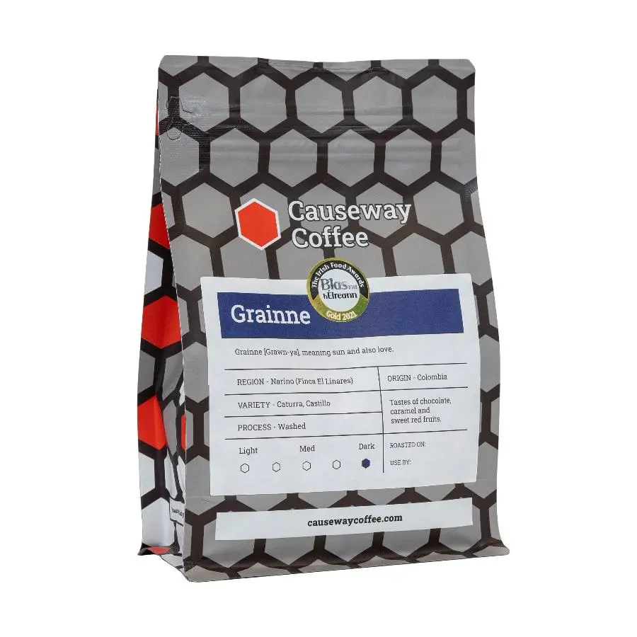 Causeway Coffee Grainne - Ethically Sourced, Award-Winning Specialty Coffee from Columbia, roasted and packed in the UK