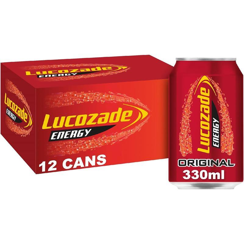 Product Introduction of Lucozade Energy Drink Original 12x330ml multipack 1