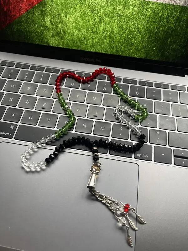 Car Hanging Decoration PALESTINE Prayer Beads 4