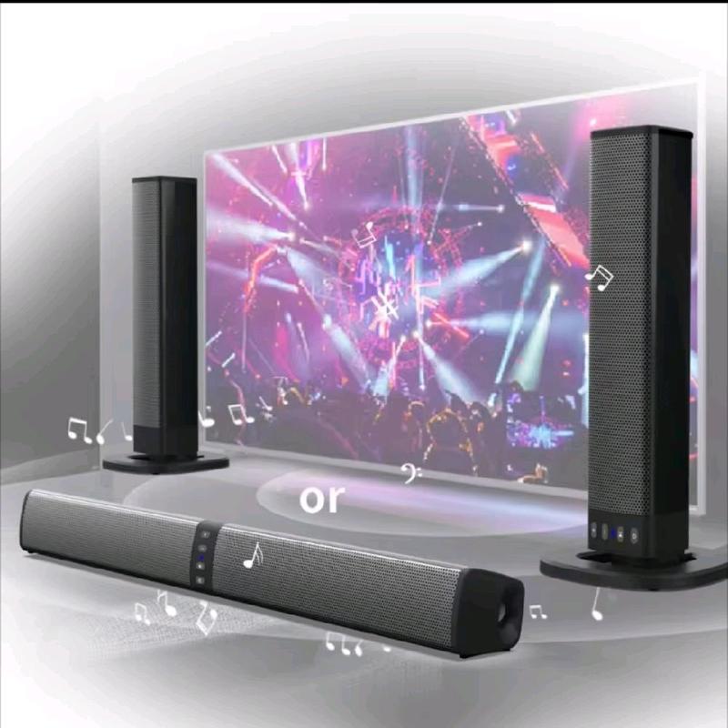 Powerful Soundbar with Subwoofer and Wireless Connectivity for TV, PC and all Audio Devices - Speakers 0