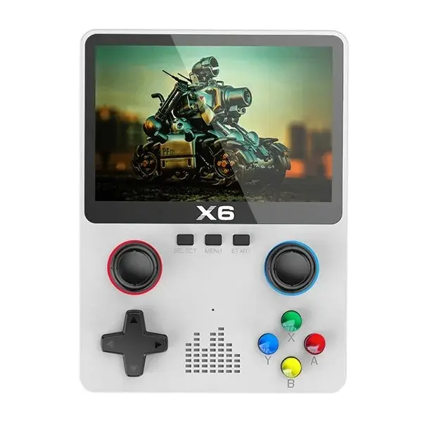 X6 3.5Inch IPS Screen Handheld Game Player Dual Joystick 11 Simulators GBA Video Game Console for Kids Gifts 8