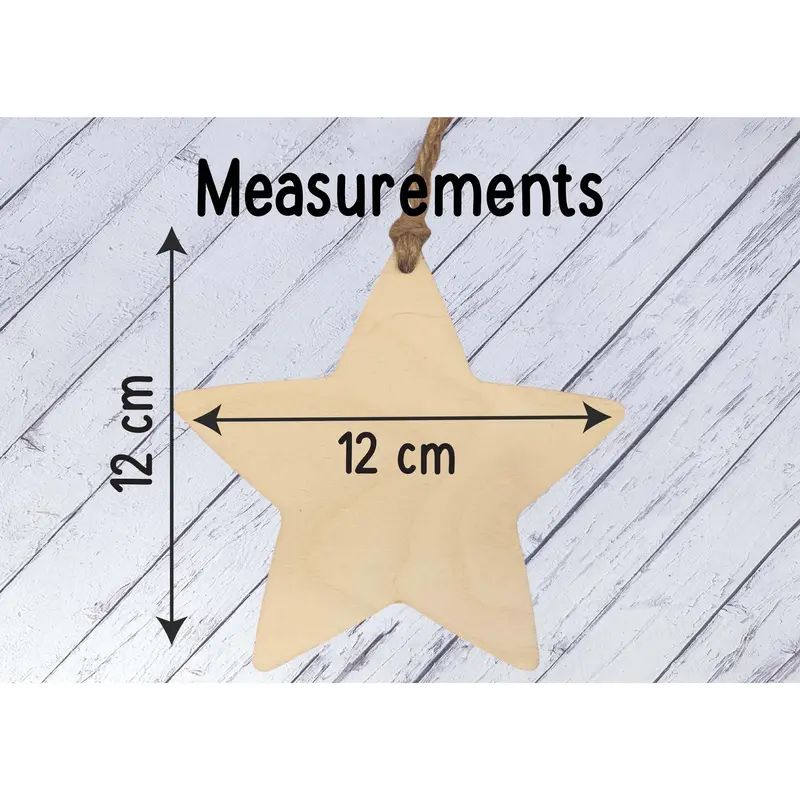 Wooden Star Ornament - Grannies Are Like Stars 3