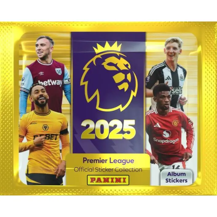 Premier League 2025 Official Sticker Collection Pack