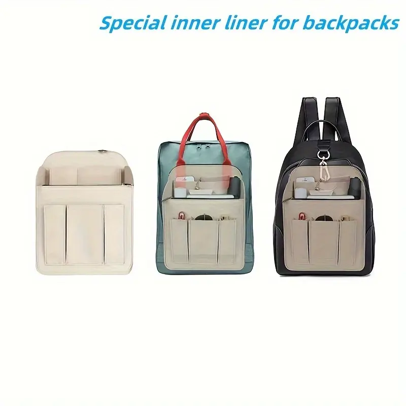 Lightweight Travel Backpack Organizer - Versatile Hiking & Storage Bag with Inner Pockets, Machine Washable - Available in Gray,, Red 2