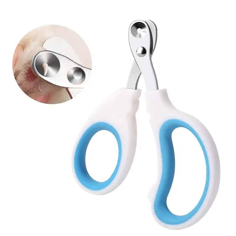 Dual Hole Stainless Steel Pet Nail Clippers