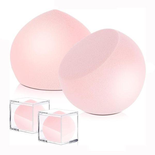 Marshmallow Makeup Sponge, Multi-use Beauty Blender with Box, Ultra Soft Makeup Sponge, Portable Cosmetic Accessories for Women & Girls, Skin Friendly Beauty Sponge, Makeup Tools, Dry and Wet Dual-use Makeup Beauty Blender, Birthday Box for Girl 1