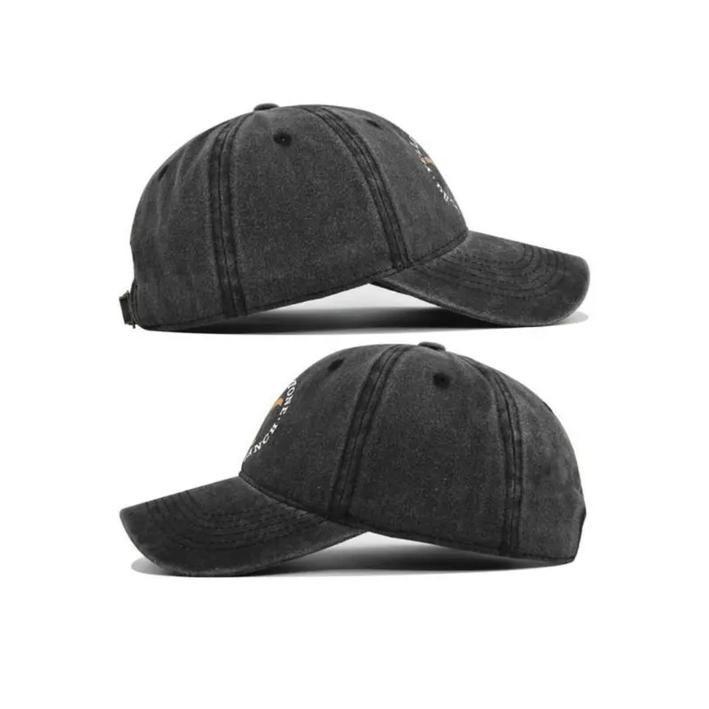 Vintage Letter Pattern Baseball Cap, Casual Outdoor Sports Hat for Men & Women, Adjustable Sunshade Cap for Daily Wear 3