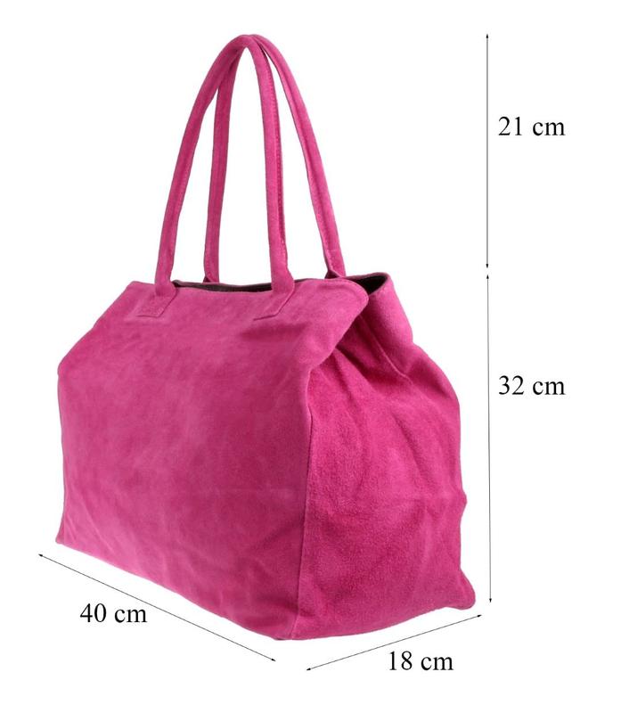Girly Handbags Womens Expandable Italian Suede Leather Shoulder Bag 4