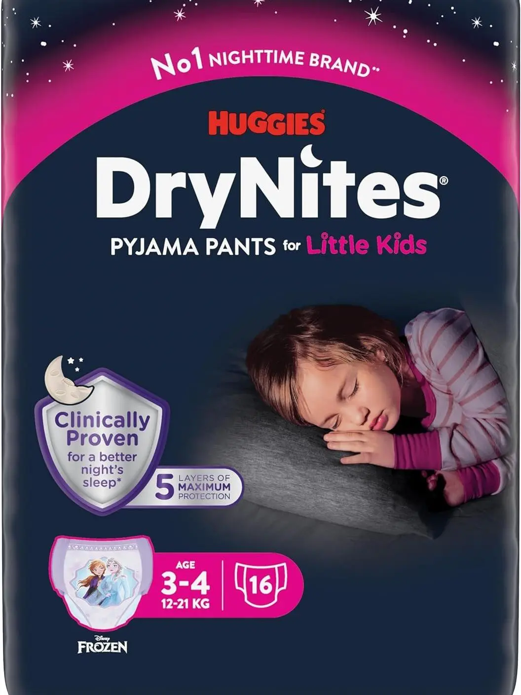Huggies DryNites 3-4 years 16 pack x 2