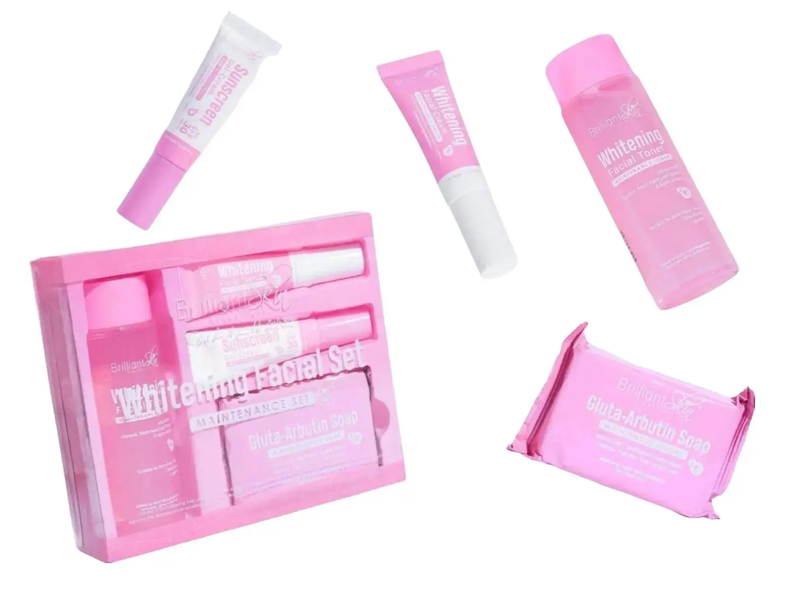 Brilliant Skin Essentials Whitening Set Brilliant Skin Essentials Whitening Facial Set Cream Skincare  Nourishing Pack