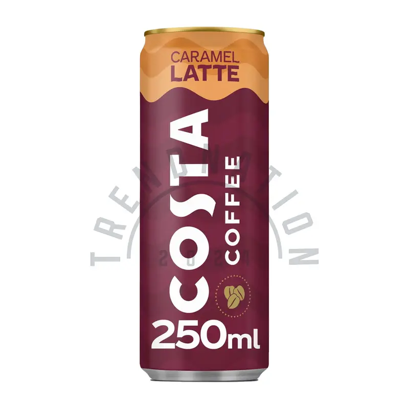 Costa Coffee Iced Drinks | Latte & Caramel Latte Flavored | 12 x 250ml Cans | Mocha Italian Blend Coffee Beans, Milk | Smooth & Creamy | Ready to Drink Ice Beverage Flavor 3