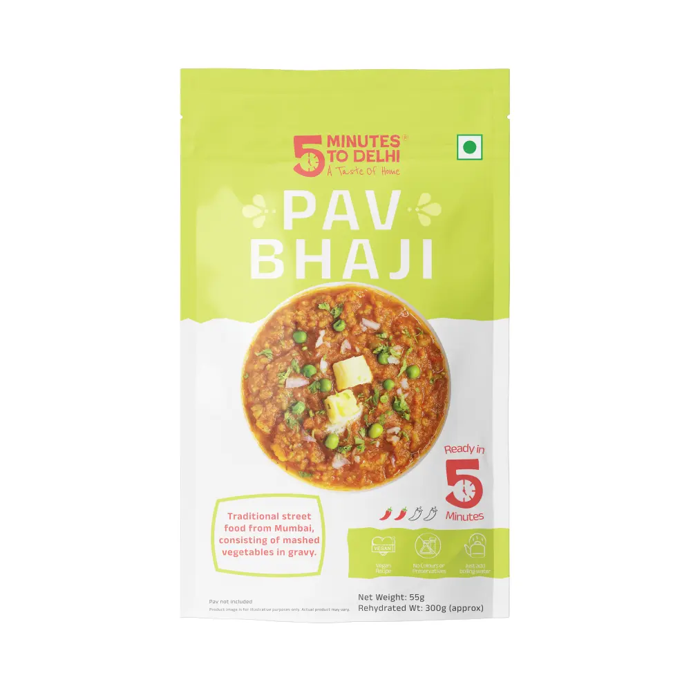 Mashed Vegetable Curry (Pav Bhaji) - Just Add Boiling Water!