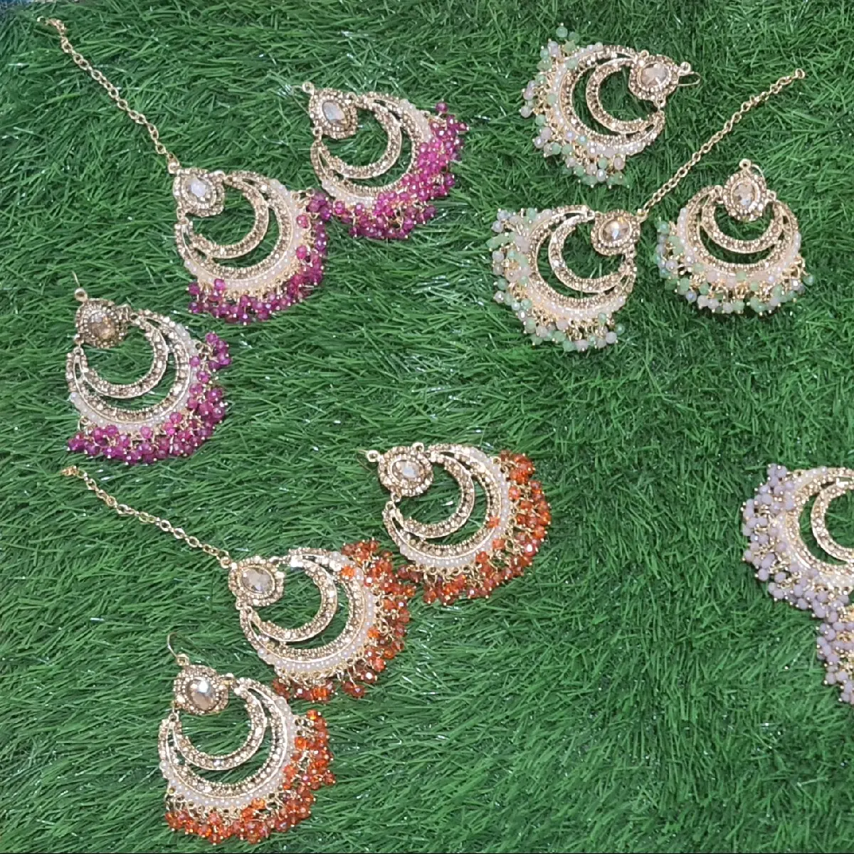 tika Earing set with pearl