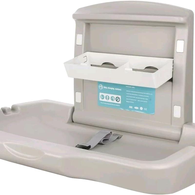 Modundry Baby Changing Table, Fold Down, Horizontal Wall Mounted 1