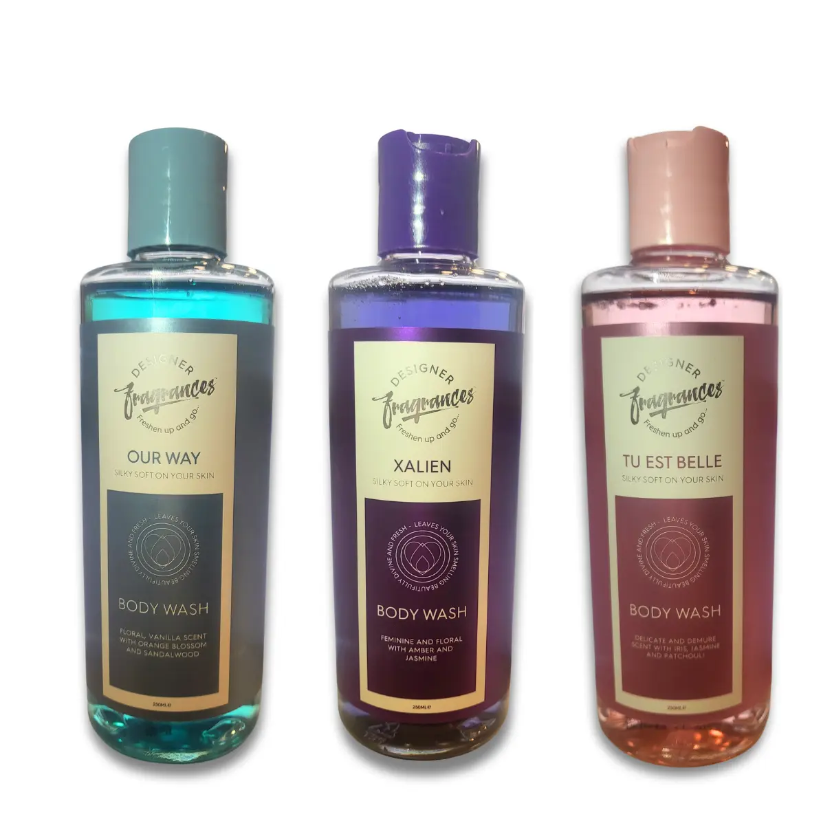 NEW Designer Fragrances Body Wash Inspired By Leading Market Perfumes Our Way Tu Est Belle Xalien