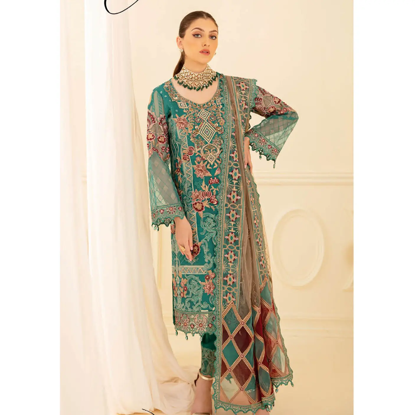 M-708-R - Readymade - Ramsha Minhal Vol 7 2024