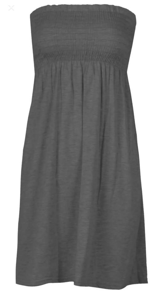 Product Introduction of STY Ladies Sheering Gather Boobtube Strapless Bandeau Summer Mini Dress Top Beachwear Coverup Holidays Casual Womenswear Comfort Basic Sleeveless Comfortable Style Chic Casual Wear 14