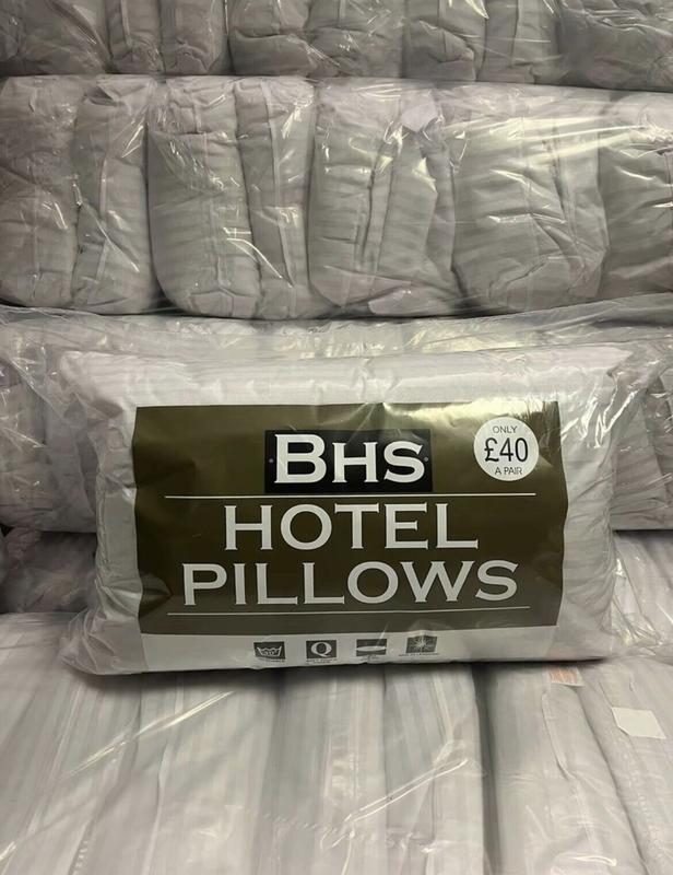 BHS Pillows - Pack of 4 Pillows / 2 Pairs of Extra Filled, Medium/Firm Mattress Feel, Anti-Allergic, Breathable 1