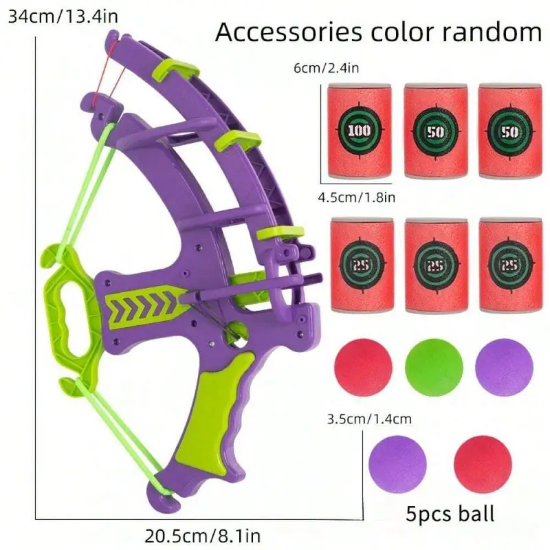 Soft Bullet Target Practice Toy for Children, Educational Shooting Practice Toys with Soft Bullets 4