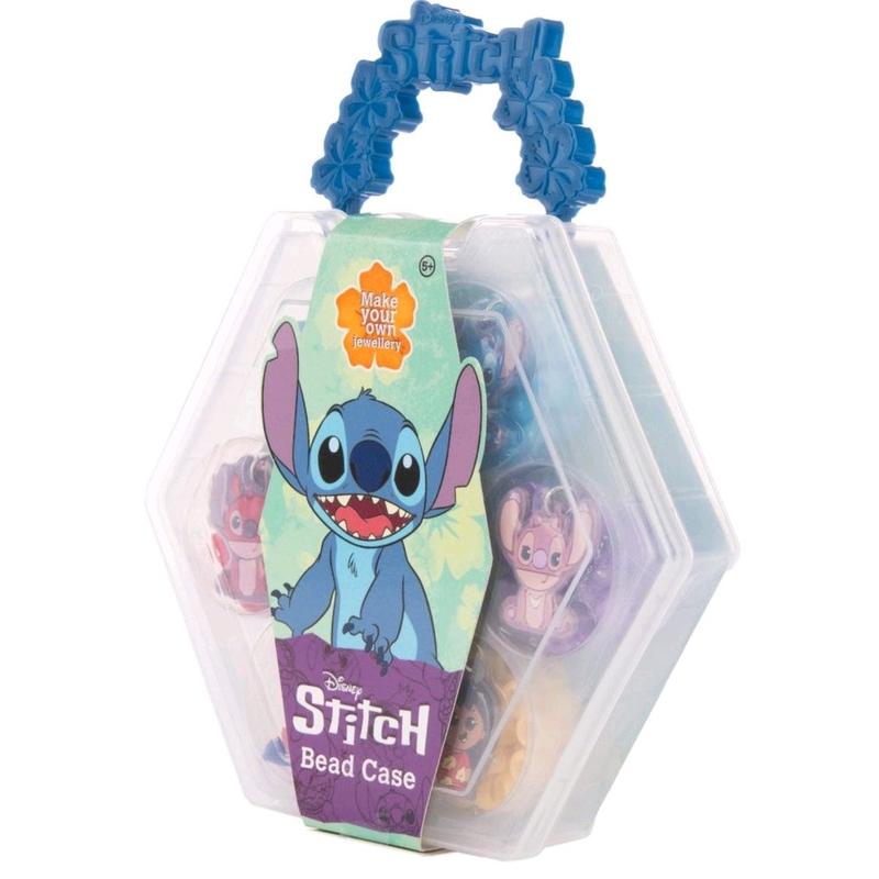 Disney Stitch Bead Crafting Case with 5 character charms bracelet making kit for children 4