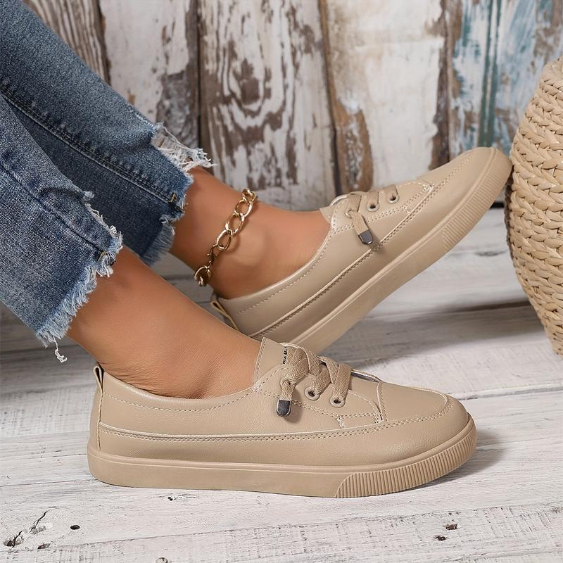 Product Introduction of Chic Slip-On Sneakers - Comfortable Low Top Design - Versatile White, Perfect for Casual Outings Walking Shoes Sports Shoes Girl Trainer Athletic Runner Training Footwear Closed Women Running 12