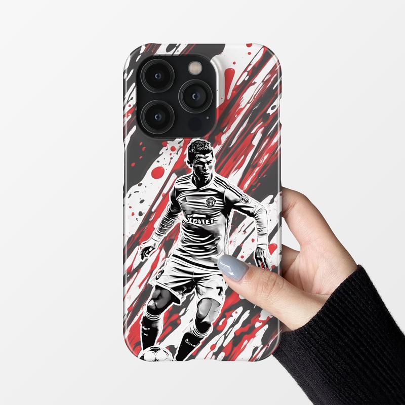 Manchester Football Phone Case - Compatible with iPhone - Handheld Smartphone Protector Cover - Gift for Him, Her, Boys & Girls 3