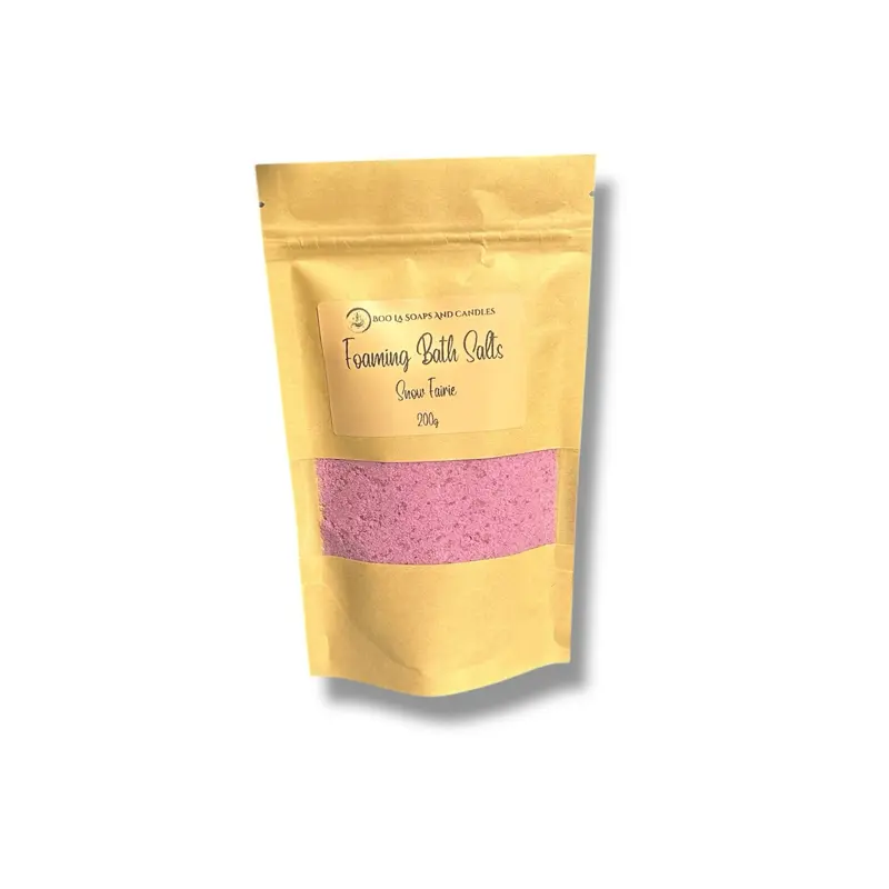 Snow fairie foaming bath salts
